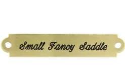 2" Fancy Saddle Nameplate