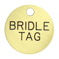 1'' Round Bridle & Accessory Tag