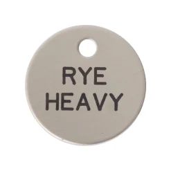 1'' Round Halter Tag