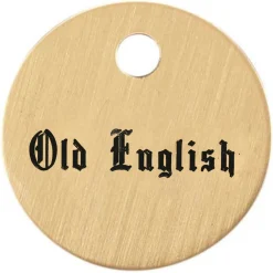 1'' Round Halter Tag