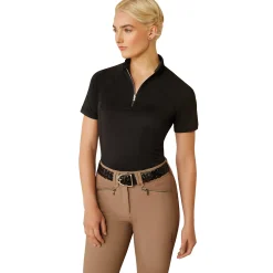 Ariat® Ladies’ Soquel Quarter-Zip Short Sleeve Shirt