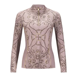 Arista® Golden Stirrups Quarter-Zip Long Sleeve Sun Shirt