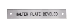 Beveled Edge Halter Nameplate - 1 or 2 lines
