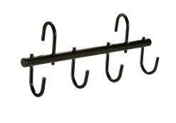 Collapsible 4-Hook Tack Rack