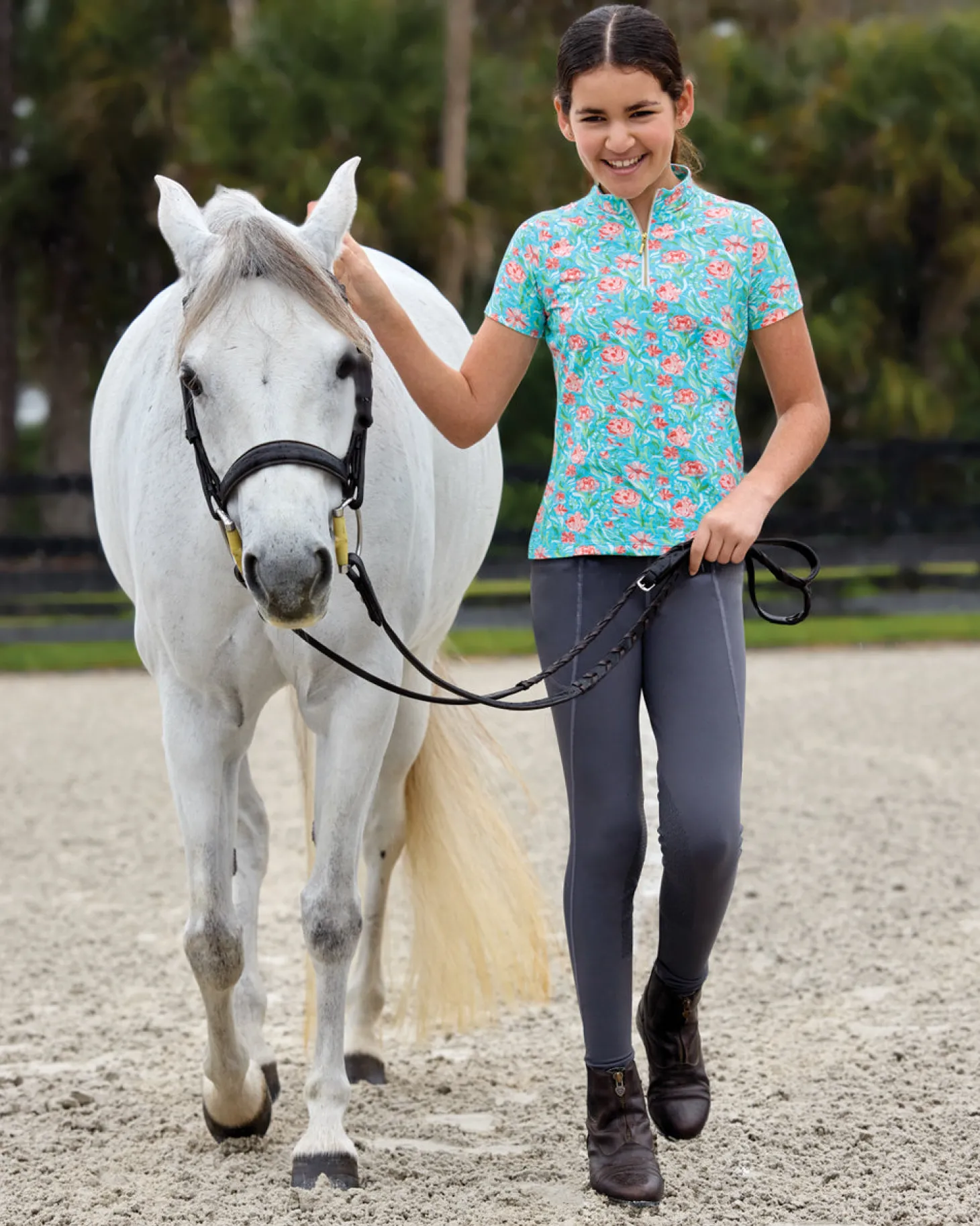 CoolBlast® 100 Kids’ Siobhan Short Sleeve Shirt