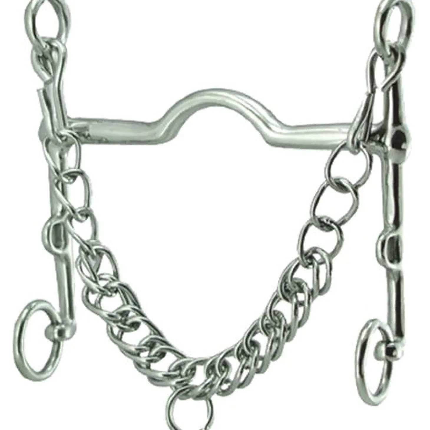 Coronet Thin Wide Port Curb Weymouth Bit