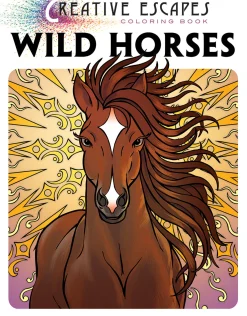 Creative Escapes Coloring Book: Wild Horses