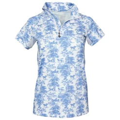 Dapplebay Equestrian Toile Short-Sleeve Sun Shirt