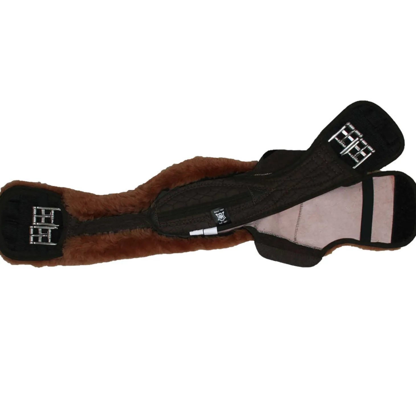 E.A. Mattes Contoured Short Girth with Detachable Cover