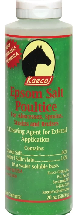 Epsom Salt Poultice squeeze bottle