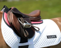 EquiFit® Pony ImpacTeq Contour Half Pad with Colored Trim
