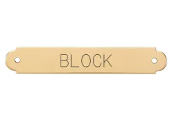 Fancy Halter Nameplate - 1 or 2 lines