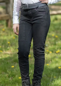 FITS® Girls’ Denim Tread Knee-Patch Breech