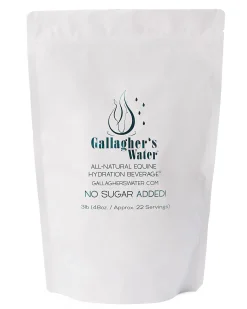 Gallagher’s Water™ All-Natural Equine Hydration Beverage NO SUGAR ADDED