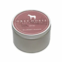 Grey Horse Candle Tin