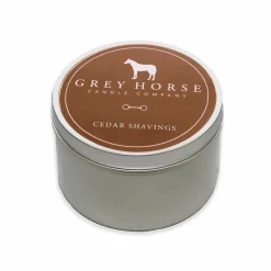 Grey Horse Candle Tin