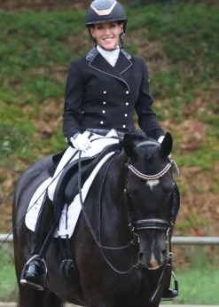 Halter Ego Aurelia Rose Gold Black Patent Double Bridle