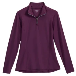 IconEQ™ Lux Quarter-Zip Long-Sleeve Shirt