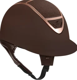 IRH® IR4G XLT Matte Brown Finish & Rose Gold Frame Helmet