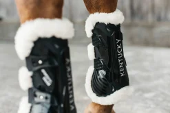 Kentucky Horsewear Vegan Sheepskin Elastic Tendon Boots with Bamboo