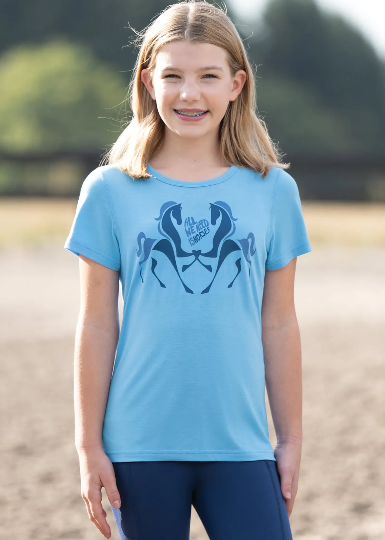 Kerrits® Kids’ All We Need Is Horses Tee