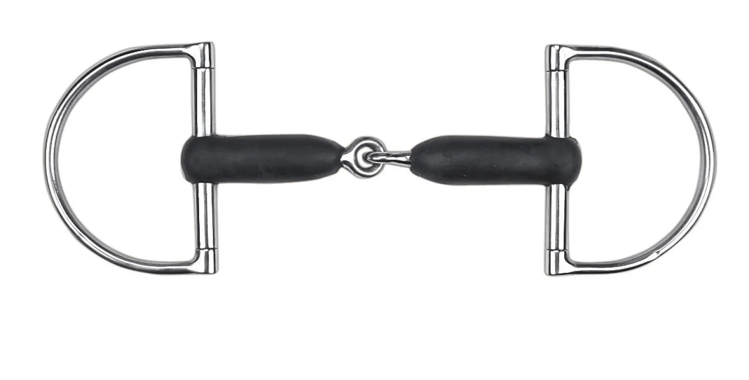 Korsteel® Jointed Rubber Hunter D-Ring Bit