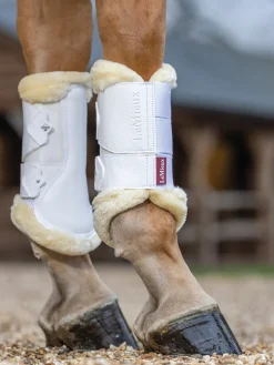LeMieux® Fleece-Lined Mesh Brushing Boots