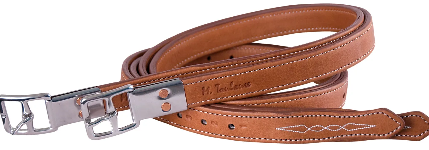 Marcel Toulouse Platinum Double Leather Stirrup Leathers