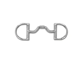 Myler® Ported Barrel D-Ring Bit with Hooks MB 33