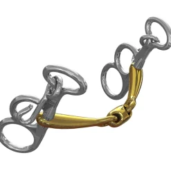 Neue Schule Pony Tranz Angled Lozenge Butterfly Pelham - 10 mm mouth; 5 cm shanks