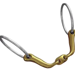 Neue Schule Verbindend Loose Ring Bit - 12 mm mouth; 65 mm rings