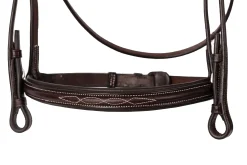 Perri’s® Professional Fancy-Stitched Leather Bridle