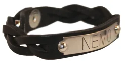Perri’s® Braided Leather Nameplate Bracelet