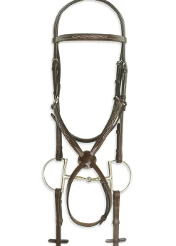 Pessoa® Pro Fancy-Stitched Figure-8 Bridle