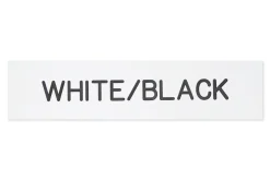 Plastic Stall Plate - 1 or 2 lines