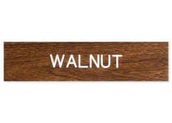 Plastic Stall Plate - 1 or 2 lines