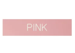 Plastic Stall Plate with Holder - 2 lines