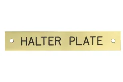 Rectangular Halter Nameplate - 1 or 2 lines