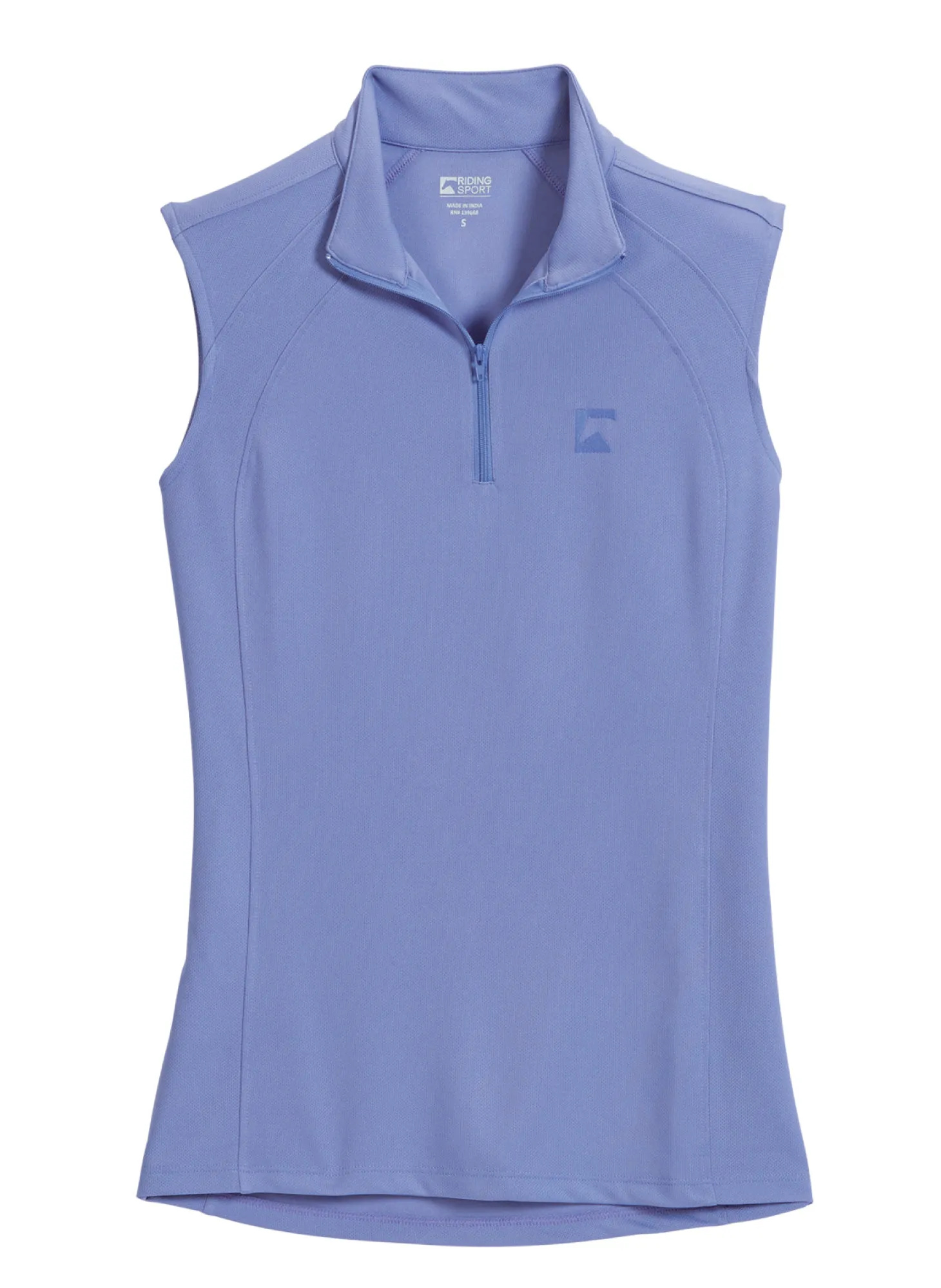 Riding Sport™ Ladies’ Airflow Quarter-Zip Solid Sleeveless Shirt