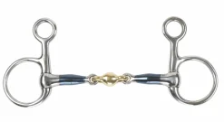 Shires Blue Sweet Iron Hanging Cheek Bit with Lozenge