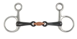 Shires Sweet Iron Hanging Cheek Snaffle Bit with Lozenge