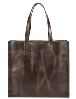 Snaffle Bit Leather Tote Bag