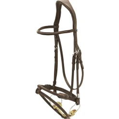 Stübben Pro Jump Bridle with Rope Noseband & Removable Flash