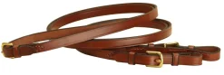 Tory Leather Company 5/8" x 60" Flat Reins with Buckle Bit Ends