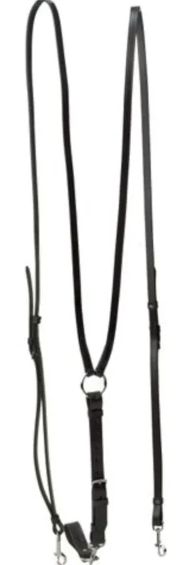 Tory Leather Company Deluxe Vienna Sliding Side Reins with Girth Loop