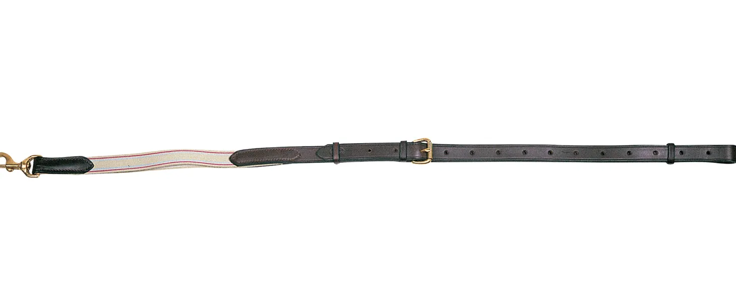 Tory Leather Company DS Premium Leather Side Reins with Elastic