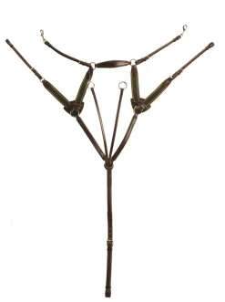 Tory Leather Company Padded 5-Point Breastplate with Running Attachment