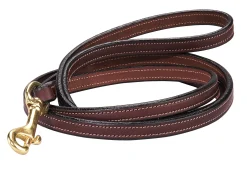 Tory Leather Full-Stitched Dog Leash